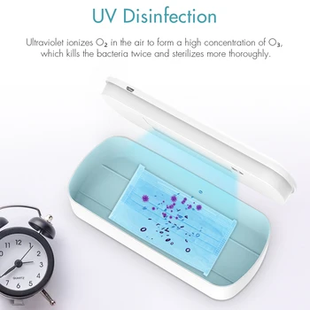 UV Toothbrust Sterilizer Phone Sanitizer Box Anti Pollution UV Ultraviolet Light Disinfection for Jewelry Watch Phone Underwear
UV Toothbrust Sterilizer Phone Sanitizer Box Anti Pollution UV Ultraviolet Light Disinfection for Jewelry Watch Phone Underwear
