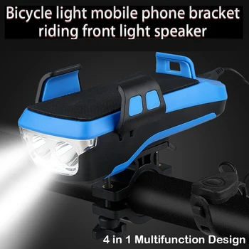 2020 4 IN 1 With USB Charger Multifunction Design Bike Front Light Flashlight Horn Power Bank Bike Bicycle Phone stand Holder
2020 4 IN 1 With USB Charger Multifunction Design Bike Front Light Flashlight Horn Power Bank Bike Bicycle Phone stand Holder