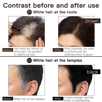 One-Time Hair Color Modify Cream Stick Hair Dye Instant Gray Root Coverage Temporary Cover Up White Hair Colour Dye 3.8g
One-Time Hair Color Modify Cream Stick Hair Dye Instant Gray Root Coverage Temporary Cover Up White Hair Colour Dye 3.8g