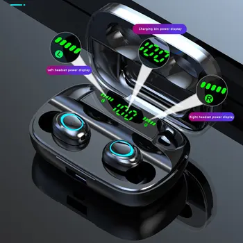 3500mAh Power Bank Mini Earbuds LED Bluetooth Wireless Earphones TWS Touch Control Sport Headset Noise Cancel Earphone Headphone 
3500mAh Power Bank Mini Earbuds LED Bluetooth Wireless Earphones TWS Touch Control Sport Headset Noise Cancel Earphone Headphone