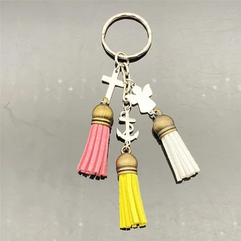 Pray For Safe Sailing keyring handmake Tassel keychain Angel Anchor key Holder Jewelry Findings Best Wish AS Gift
Pray For Safe Sailing keyring handmake Tassel keychain Angel Anchor key Holder Jewelry Findings Best Wish AS Gift