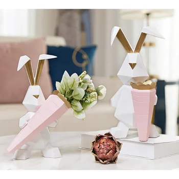 Nordic Geometric Resin Rabbit Vase Crafts Flower Arrangement Modern Livingroom TV Cabinet Winecabinetdecorationgirlfriends Gifts
Nordic Geometric Resin Rabbit Vase Crafts Flower Arrangement Modern Livingroom TV Cabinet Winecabinetdecorationgirlfriends Gifts
