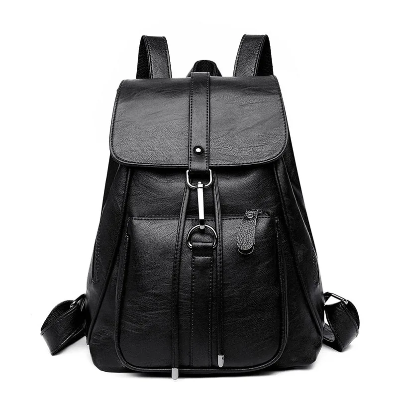 2019 New Style Korean-style WOMEN'S Bag Women's Casual Backpack Versitile Fashion Soft Leather Backpack Large Capacity Outdoor B
2019 New Style Korean-style WOMEN'S Bag Women's Casual Backpack Versitile Fashion Soft Leather Backpack Large Capacity Outdoor B