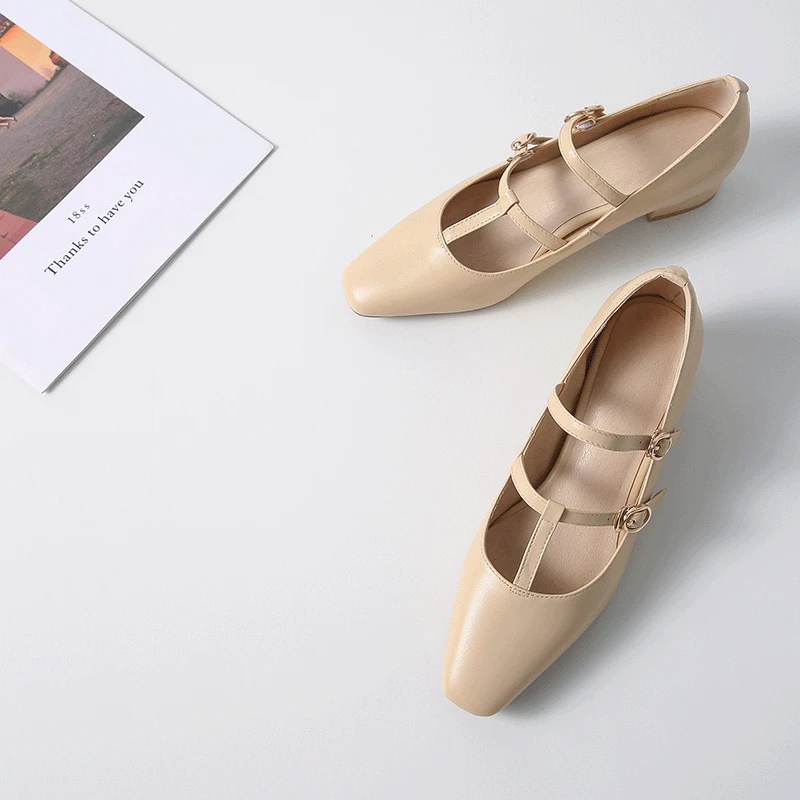 2019 Spring New Style MORI Series Square Head Thin Drawstring Low-Cut Semi-high Heeled Single Shoes Women's Genuine Leather Low
2019 Spring New Style MORI Series Square Head Thin Drawstring Low-Cut Semi-high Heeled Single Shoes Women's Genuine Leather Low