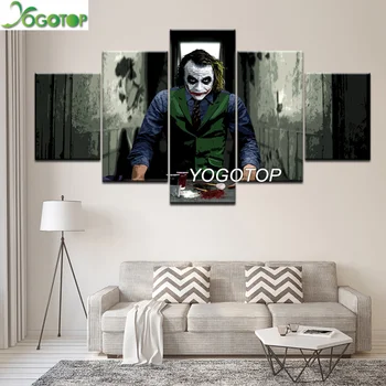 Tableau joker Movie Batman 5 Pieces diy Diamond Painting 5D Full Drill Mosaic Diamant Embroidery Decor puzzle Wall Art ML1365
Tableau joker Movie Batman 5 Pieces diy Diamond Painting 5D Full Drill Mosaic Diamant Embroidery Decor puzzle Wall Art ML1365