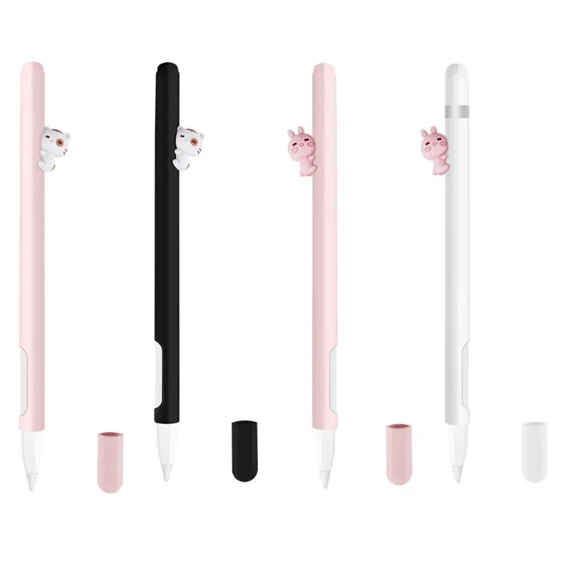 Anti-scroll Cute Cat Silicone Protective Case Pouch Cap Holder Nib Cover Skin For Apple Pencil 2 for iPad pro Pencil 2nd
Anti-scroll Cute Cat Silicone Protective Case Pouch Cap Holder Nib Cover Skin For Apple Pencil 2 for iPad pro Pencil 2nd