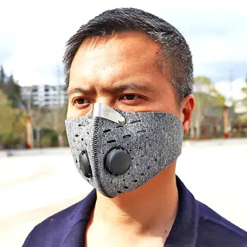 Unisex Breathable Anti Haze Activated Carbon Riding Mouth Mask with Breath Valve Wind and dust resistant virus
Unisex Breathable Anti Haze Activated Carbon Riding Mouth Mask with Breath Valve Wind and dust resistant virus