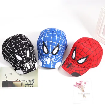 Superhero Kids Cap Spiderman Cartoon Children Embroidery Cotton Baseball Boy Girl Hip Hop Hat Spiderman Cosplay Hats 
Superhero Kids Cap Spiderman Cartoon Children Embroidery Cotton Baseball Boy Girl Hip Hop Hat Spiderman Cosplay Hats