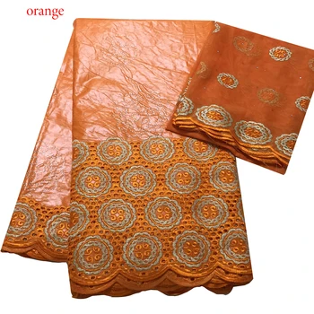Latest Design Orange Bazin Riche Getzner Evening Dress Embroidery African Wine Red Lace Fabric DIY Sewing Rhinestone KRL-97189
Latest Design Orange Bazin Riche Getzner Evening Dress Embroidery African Wine Red Lace Fabric DIY Sewing Rhinestone KRL-97189