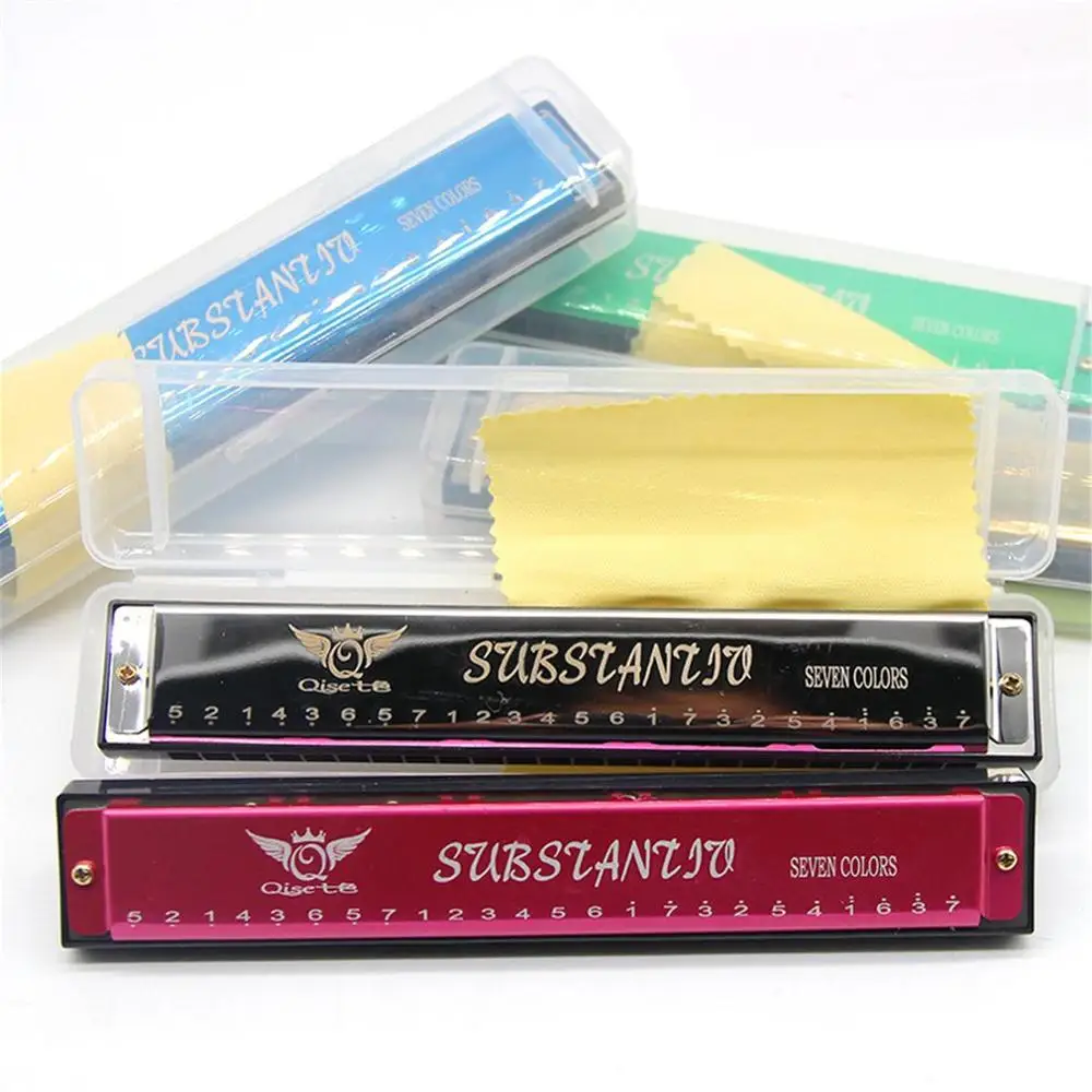 24-hole Harmonica Children's Musical Instrument Toy Harmonica Random Color Educational Toy With Case
24-hole Harmonica Children's Musical Instrument Toy Harmonica Random Color Educational Toy With Case