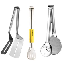 Buffet Tong Stainless Steel High Temperature Resistant Food Serving Clamp for Meat Salad Bread BBQ Grilling Kitchen Accessories
Buffet Tong Stainless Steel High Temperature Resistant Food Serving Clamp for Meat Salad Bread BBQ Grilling Kitchen Accessories