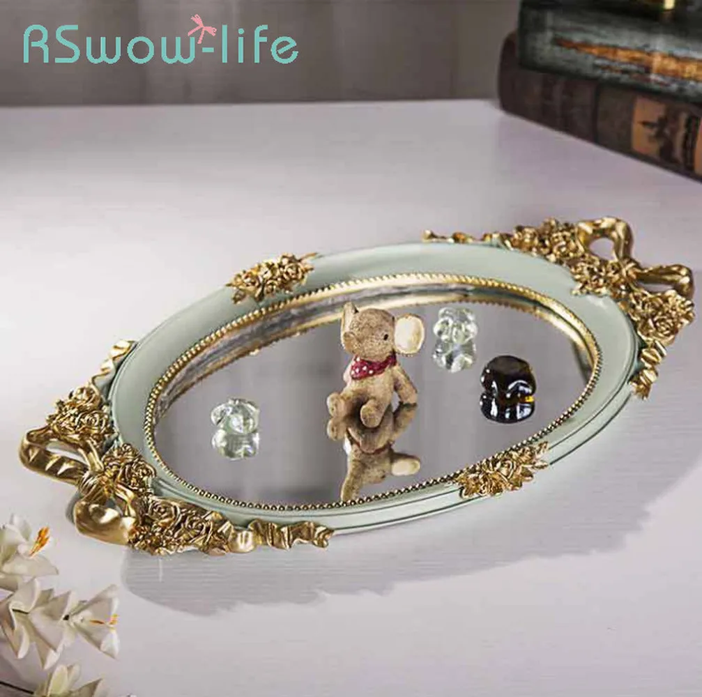 37*21*3.5cm European Cake Plate Resin Trays Hotel Oval Home Jewelry Storage Tray Serving Tray For trays decorative
37*21*3.5cm European Cake Plate Resin Trays Hotel Oval Home Jewelry Storage Tray Serving Tray For trays decorative