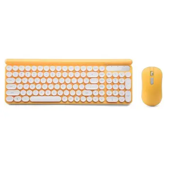 Wireless Keyboard and Mouse Set Rechargeable Silent Computer Keypad Mouse 28GE
Wireless Keyboard and Mouse Set Rechargeable Silent Computer Keypad Mouse 28GE