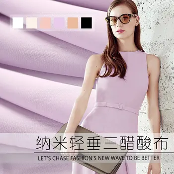 High-end custom2018NEW Summer Triacetate Fabric For Women Dress,Width 150cm Solid Color Breathable Clothing cloth For DIY Sewing
High-end custom2018NEW Summer Triacetate Fabric For Women Dress,Width 150cm Solid Color Breathable Clothing cloth For DIY Sewing