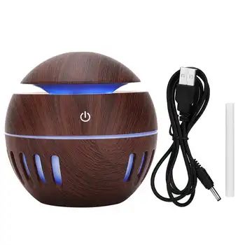 Oil Diffuser 130ml USB Wood Grain Diffuser Ultrasonic Aroma Diffusers With 7 Colorful LED Display Air Diffuser Desk Humidifier
Oil Diffuser 130ml USB Wood Grain Diffuser Ultrasonic Aroma Diffusers With 7 Colorful LED Display Air Diffuser Desk Humidifier
