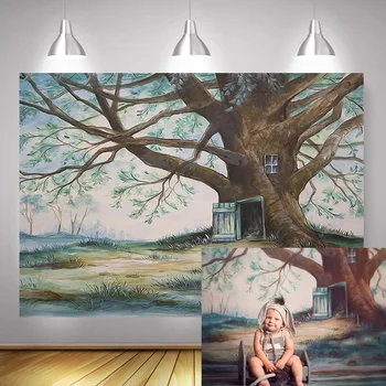 Forest Themed Newborn Baby Portrait Backdrop for Photo Studio Cartoon Children Tree-house Birthday Party Photography Background
Forest Themed Newborn Baby Portrait Backdrop for Photo Studio Cartoon Children Tree-house Birthday Party Photography Background