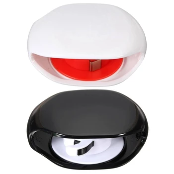 2 PCS Automatic Cable Manager For Earphone Cable Earphone Corde Headphones Storage, White & Black
2 PCS Automatic Cable Manager For Earphone Cable Earphone Corde Headphones Storage, White & Black