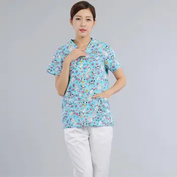 2020 Medical Scrubs Tops Cartoon Print Nursing Uniforms Medical Clothing Dental Clinic Nurse Costume Women Men Surgical
2020 Medical Scrubs Tops Cartoon Print Nursing Uniforms Medical Clothing Dental Clinic Nurse Costume Women Men Surgical