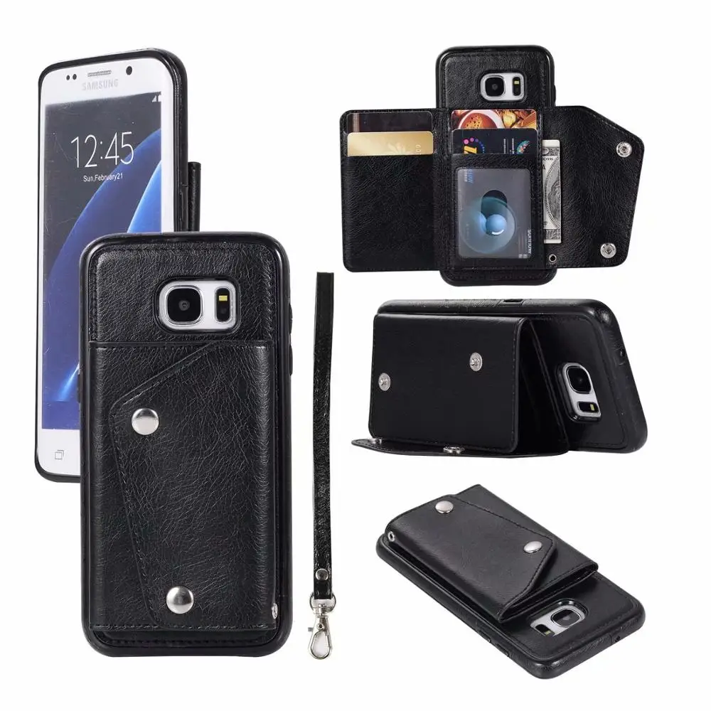 Stand Bracket PU Case for Samsung S7 EDGE Wallet Card Holder with Photo Frame Slot Shockproof Phone Shell Back Cover for S7edge
Stand Bracket PU Case for Samsung S7 EDGE Wallet Card Holder with Photo Frame Slot Shockproof Phone Shell Back Cover for S7edge