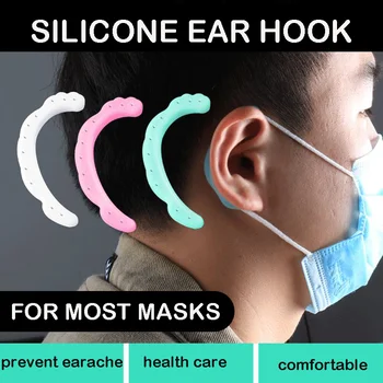 1 Pair Reusable Silicone Earcaps Ear Protector Caps Mask Ear Loop Cover Retainers for Mask Extension Buckle Hooks
1 Pair Reusable Silicone Earcaps Ear Protector Caps Mask Ear Loop Cover Retainers for Mask Extension Buckle Hooks