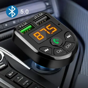Car MP3 Player Bluetooth 5.0 FM Transmitter Wireless Handsfree Audio Receiver TF 3.1A USB Fast Charger Car Accessories
Car MP3 Player Bluetooth 5.0 FM Transmitter Wireless Handsfree Audio Receiver TF 3.1A USB Fast Charger Car Accessories