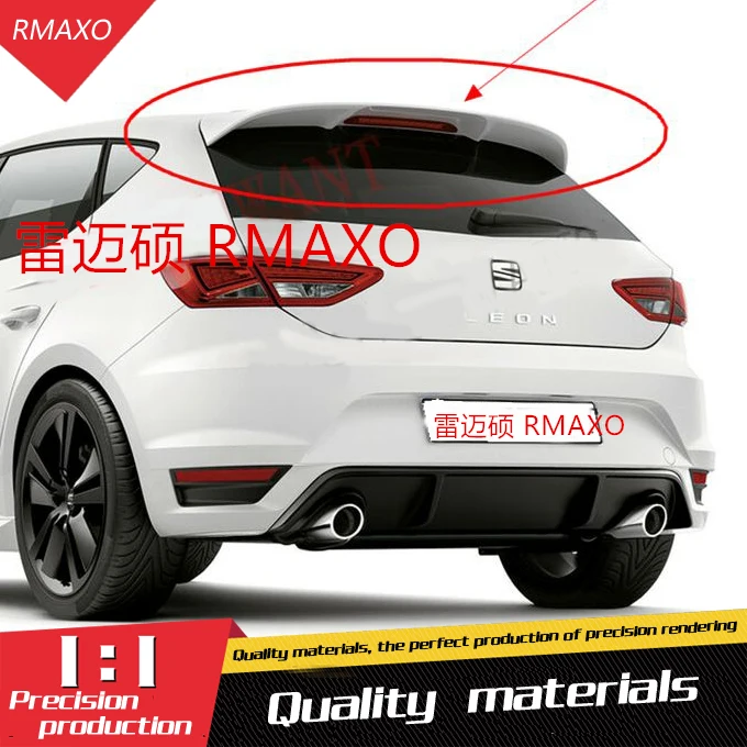 Спойлер для Seat LEON 2008 2018 Автомобильный задний спойлер из ABS материала Volkswagen