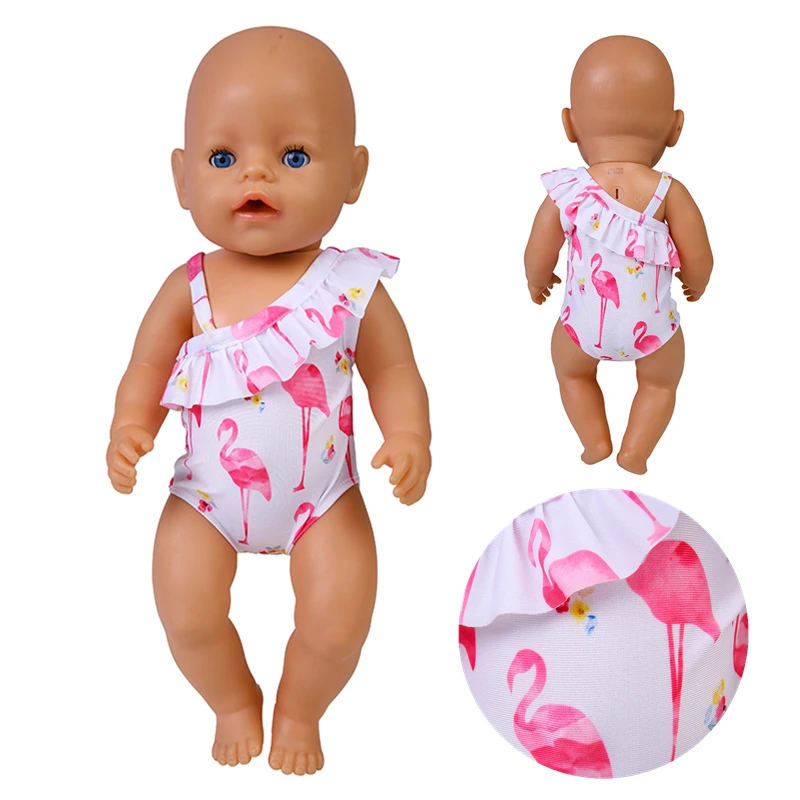 Фото Детская кукла летняя одежда для девочек 43 см новорожденных плавания 17 дюймов
