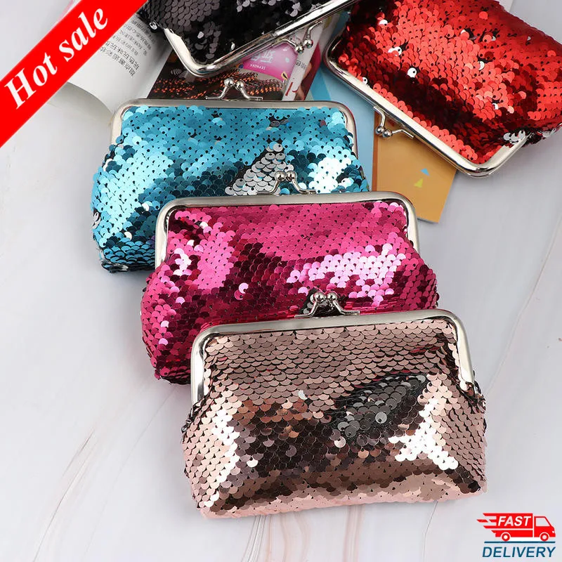 New Fashion Sequins Mini Wallet Clutch Pouch Portable Women Sequins Coin Purses Handbags Card Holder Keys Earphone Bags Oval 20g
New Fashion Sequins Mini Wallet Clutch Pouch Portable Women Sequins Coin Purses Handbags Card Holder Keys Earphone Bags Oval 20g