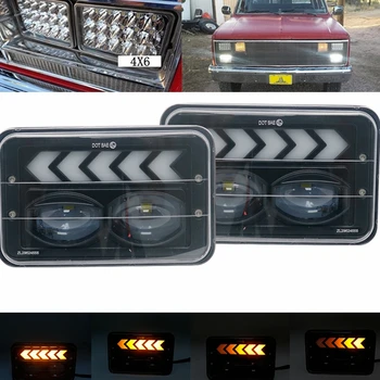 2/4PCS Square 4X6" 6000K LED Truck Headlight Shockproof & Waterproof DRL Signal Light car styling for Ford Mustang for Jeep
2/4PCS Square 4X6" 6000K LED Truck Headlight Shockproof & Waterproof DRL Signal Light car styling for Ford Mustang for Jeep