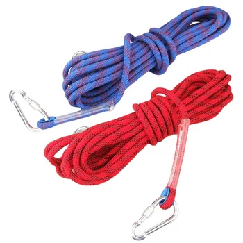 10m Outdoor Rock Climbing Rope Rock Climbing Equipment Diameter Emergency Rescue Safety Rope Mountaineering Hiking Accessory 
10m Outdoor Rock Climbing Rope Rock Climbing Equipment Diameter Emergency Rescue Safety Rope Mountaineering Hiking Accessory