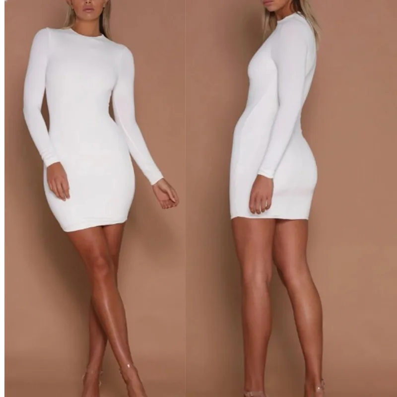 2018 Spring And Autumn New Style Solid Color Long-sleeved Dress Women's Loose-Fit Slimming Short Skirt Versatile Base Skirt Fash
2018 Spring And Autumn New Style Solid Color Long-sleeved Dress Women's Loose-Fit Slimming Short Skirt Versatile Base Skirt Fash