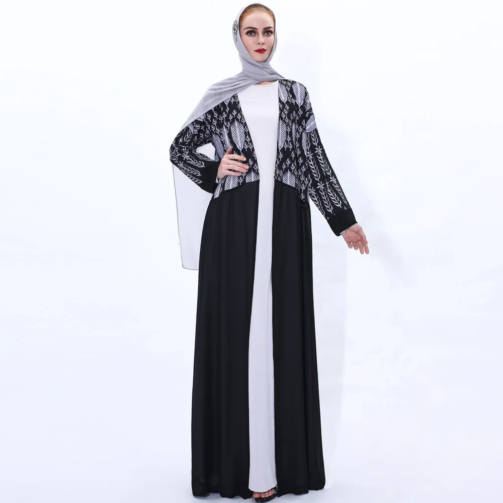 Muslim Dress Women Lace Trimmed Front Abaya Muslim Maxi Kaftan Kimono Kaftan dubai Islamic african clothing abayas for women
Muslim Dress Women Lace Trimmed Front Abaya Muslim Maxi Kaftan Kimono Kaftan dubai Islamic african clothing abayas for women