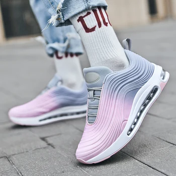 Fashion Vulcanized Shoes Women Breathable Air Cusion Sneakers Men Light Comfortable Outdoor Sports Shoes Couple Flat Shoe Max 46
Fashion Vulcanized Shoes Women Breathable Air Cusion Sneakers Men Light Comfortable Outdoor Sports Shoes Couple Flat Shoe Max 46