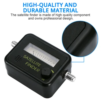 Original Satellite Finder Strong Signal Receiver Alignment Signal Meter Satfinder Convenient Digital TV Signal Amplifier LNB
Original Satellite Finder Strong Signal Receiver Alignment Signal Meter Satfinder Convenient Digital TV Signal Amplifier LNB