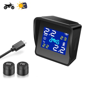 Solor Motorcycle TPMS Full Color Display Tire Pressure Monitoring System Motor Monitoring Alarm System with 2 External Sensors
Solor Motorcycle TPMS Full Color Display Tire Pressure Monitoring System Motor Monitoring Alarm System with 2 External Sensors