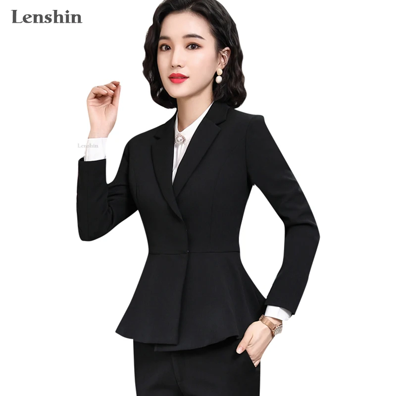 Lenshin Formal Soft Gray Pant Suit for Women Work Wear Office Lady Style Business Jacket with Pants
Lenshin Formal Soft Gray Pant Suit for Women Work Wear Office Lady Style Business Jacket with Pants