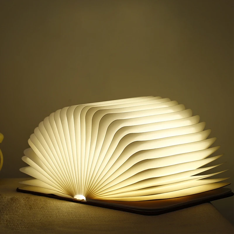 Ночник Magic Book складной светодиодный светильник с usb-зарядкой настольная лампа для