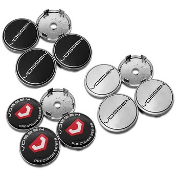 56/60mm VOSSEN Car Wheel Center Hub Caps Badge Emblem Sticker Wheel Dust-proof covers For A4 R8 TT 13523a RS7 GT-R CTS-V RC-F