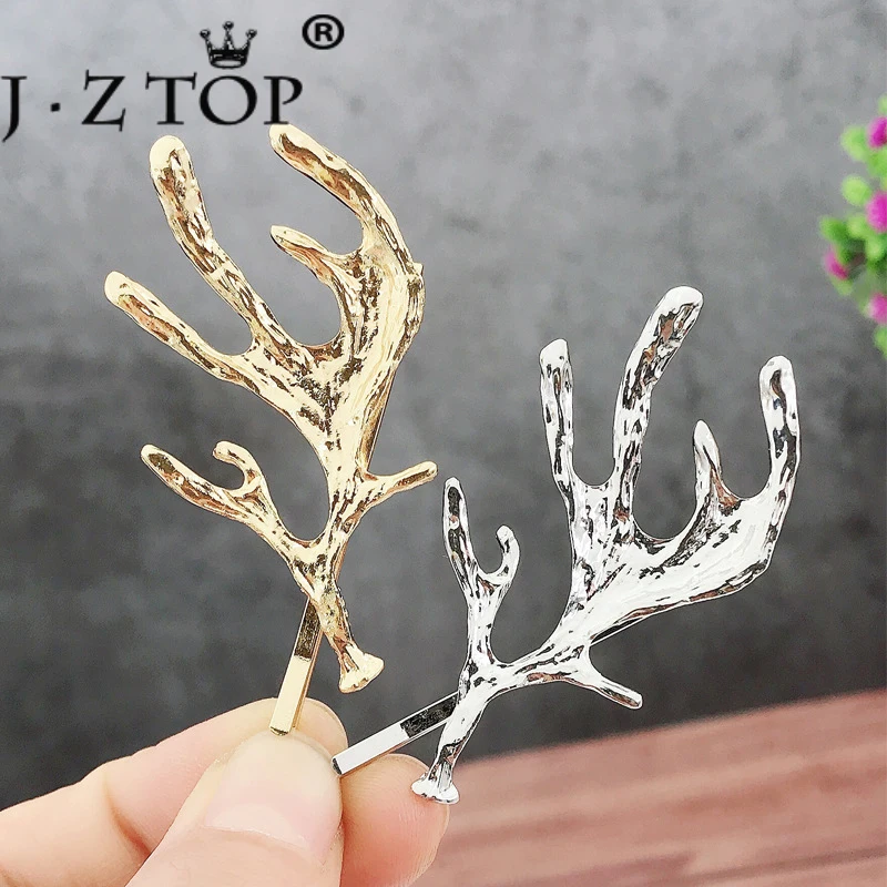 Gold Silver Antlers Hair Clips Girls Alloy Branch Hairpins Fashion Hairgrips Lady Elegance Metal Hair Accessories For Women
Gold Silver Antlers Hair Clips Girls Alloy Branch Hairpins Fashion Hairgrips Lady Elegance Metal Hair Accessories For Women