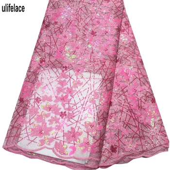 Pink Color Sequins andFrench Lace Fabric High Quality Embroidery Tulle Fabrics Latest African Mesh Net Dress Fabrics F4-2491
Pink Color Sequins andFrench Lace Fabric High Quality Embroidery Tulle Fabrics Latest African Mesh Net Dress Fabrics F4-2491