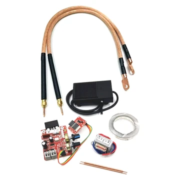 Battery Spot Welding Machine Digital Display Control Board 100A with Spot Welding Pen, 9V Transformer, Metal Foot Pedal
Battery Spot Welding Machine Digital Display Control Board 100A with Spot Welding Pen, 9V Transformer, Metal Foot Pedal