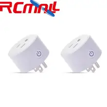 2Pcs Smart Wifi Plug Compatible with Apple Homekit Socket Outlet Switch Dohome APP Alexa/Google Assistant Timer Voice Control
2Pcs Smart Wifi Plug Compatible with Apple Homekit Socket Outlet Switch Dohome APP Alexa/Google Assistant Timer Voice Control