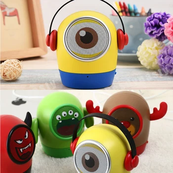 Cute cartoon wireless bluetooth speaker portable outdoors bluetooth mini speaker Lovely support TF card
Cute cartoon wireless bluetooth speaker portable outdoors bluetooth mini speaker Lovely support TF card