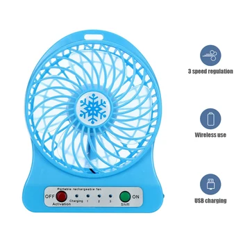 Portable 4.5W Rechargeable Colourful LED Fan Air Cooler Mini 3 Modes Speed Regulation Fan for Outdoor Indoor Supplies
Portable 4.5W Rechargeable Colourful LED Fan Air Cooler Mini 3 Modes Speed Regulation Fan for Outdoor Indoor Supplies