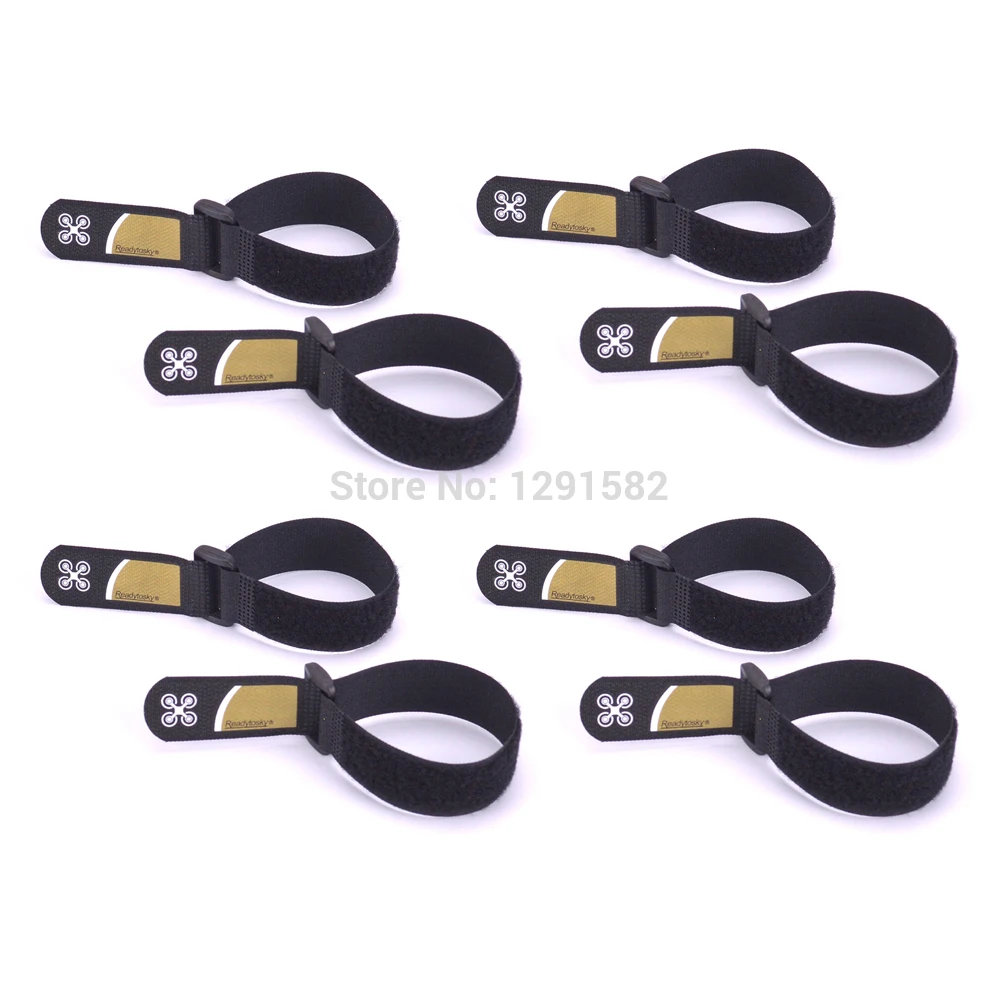 Readytosky Golden Magic Sticker battery belt strap Reusable Cable Tie Wrap RC Battery Parts 4pcs / 8pcs 10pcs 25cm | Игрушки и хобби