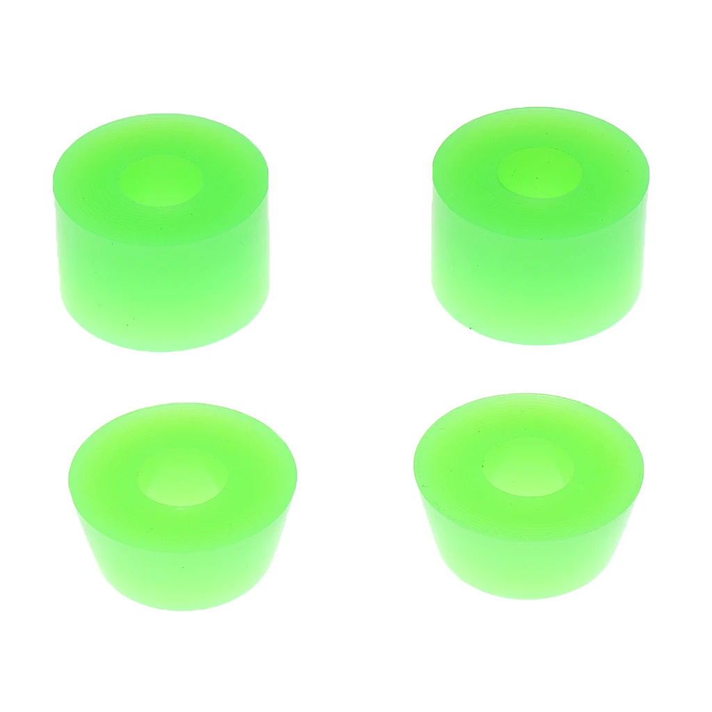 2 Pairs Replacement Bushings 90A Longboard Skateboard Truck Kit for 2 Trucks 2 Pairs Replacement Bushings 90A Longboard Skateboard Truck Kit for 2 Trucks