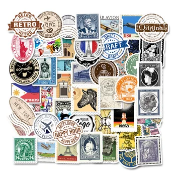 50 Non-repetitive Retro European and American Style Stamp Stickers Personalized Notebook Stationery Computer Decorative Stickers
50 Non-repetitive Retro European and American Style Stamp Stickers Personalized Notebook Stationery Computer Decorative Stickers