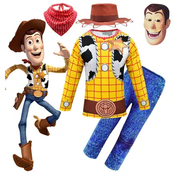 Halloween Toy Story Children Woody Costume Boy Woody Role Play Cowboy Costume Fancy Dress Cosplay Cloths With Hat
Halloween Toy Story Children Woody Costume Boy Woody Role Play Cowboy Costume Fancy Dress Cosplay Cloths With Hat