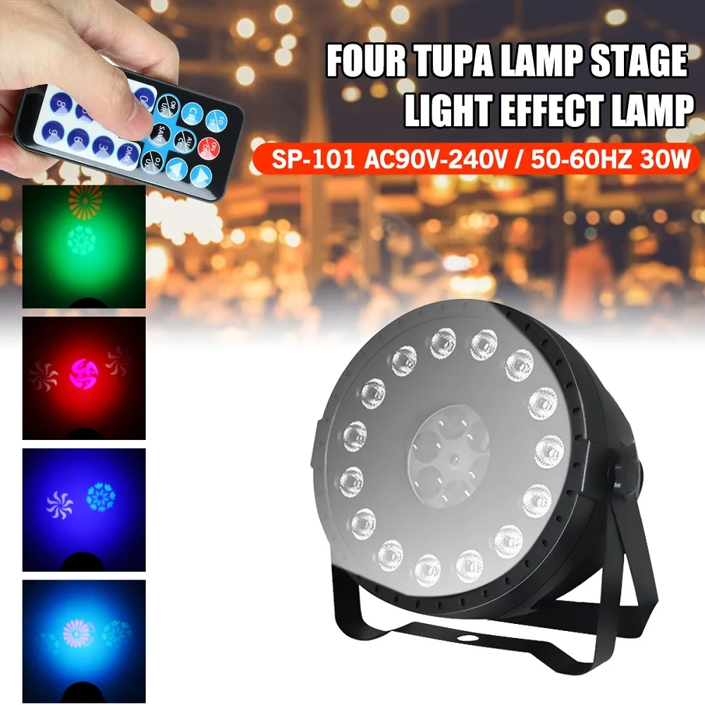 LED Par Light 30W RGB stage Light Remote Sound Control DMX for Club DJ Ball Party Disco Wedding AC90-240V Sound-activate
LED Par Light 30W RGB stage Light Remote Sound Control DMX for Club DJ Ball Party Disco Wedding AC90-240V Sound-activate