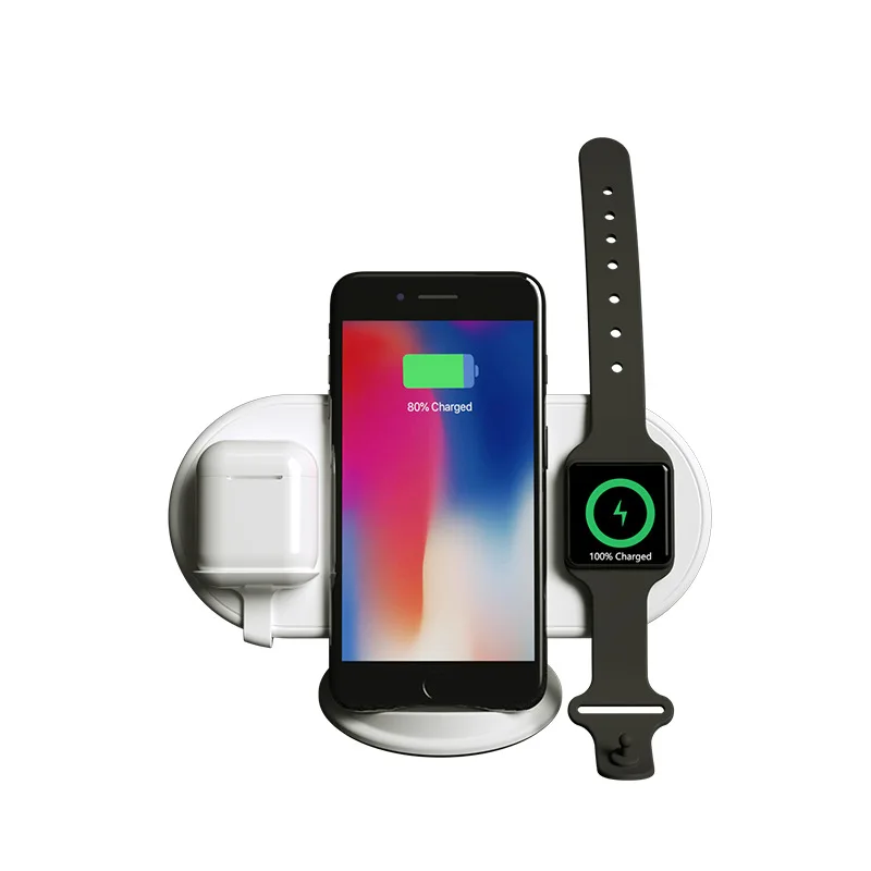 Three-in-one wireless charging is suitable for Apple X, airpods, Samsung and other mobile phones.
Three-in-one wireless charging is suitable for Apple X, airpods, Samsung and other mobile phones.